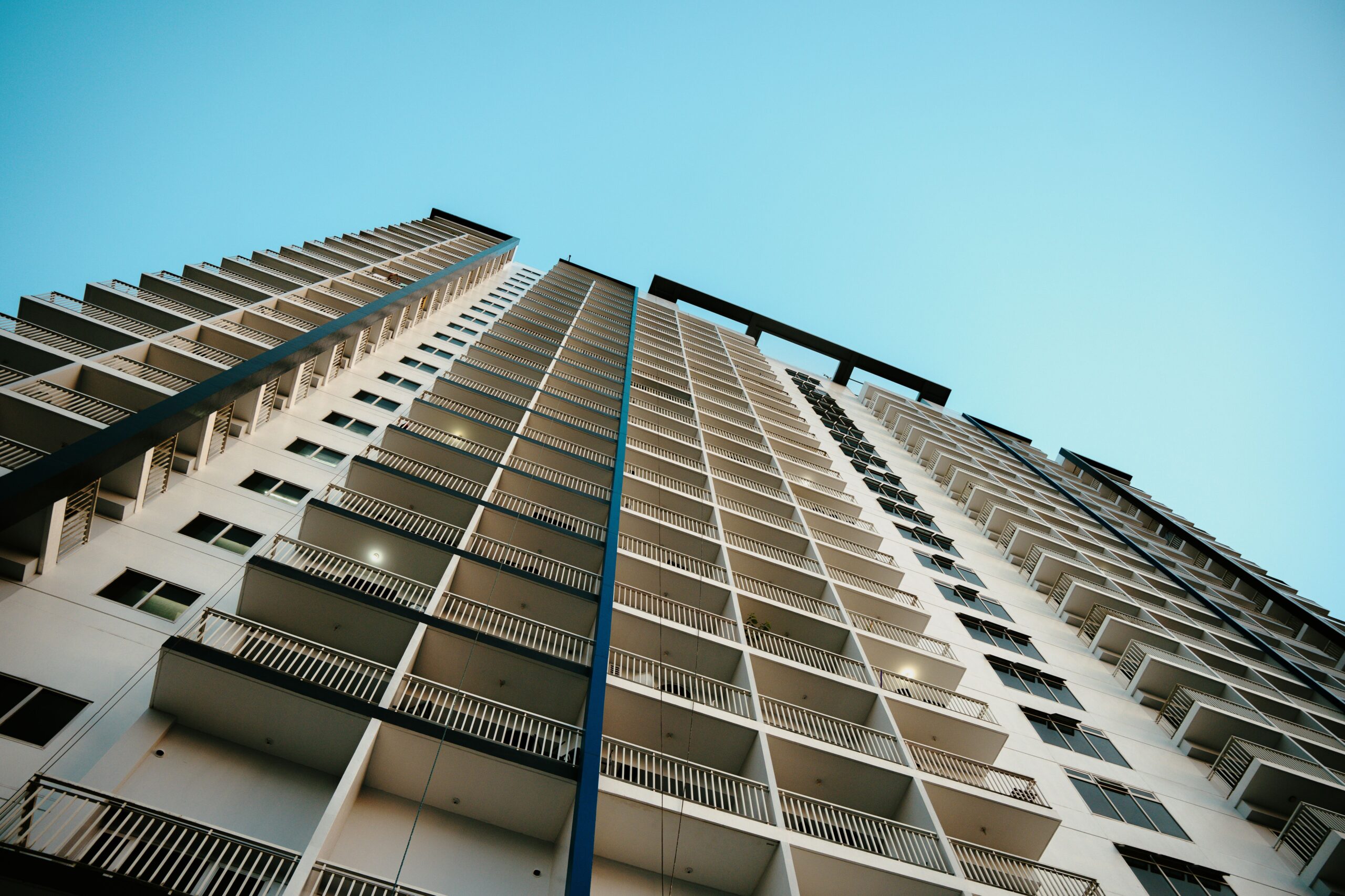 Modern high-rise apartment tower in Dubai, near Aura by Azizi, Jebel Ali
