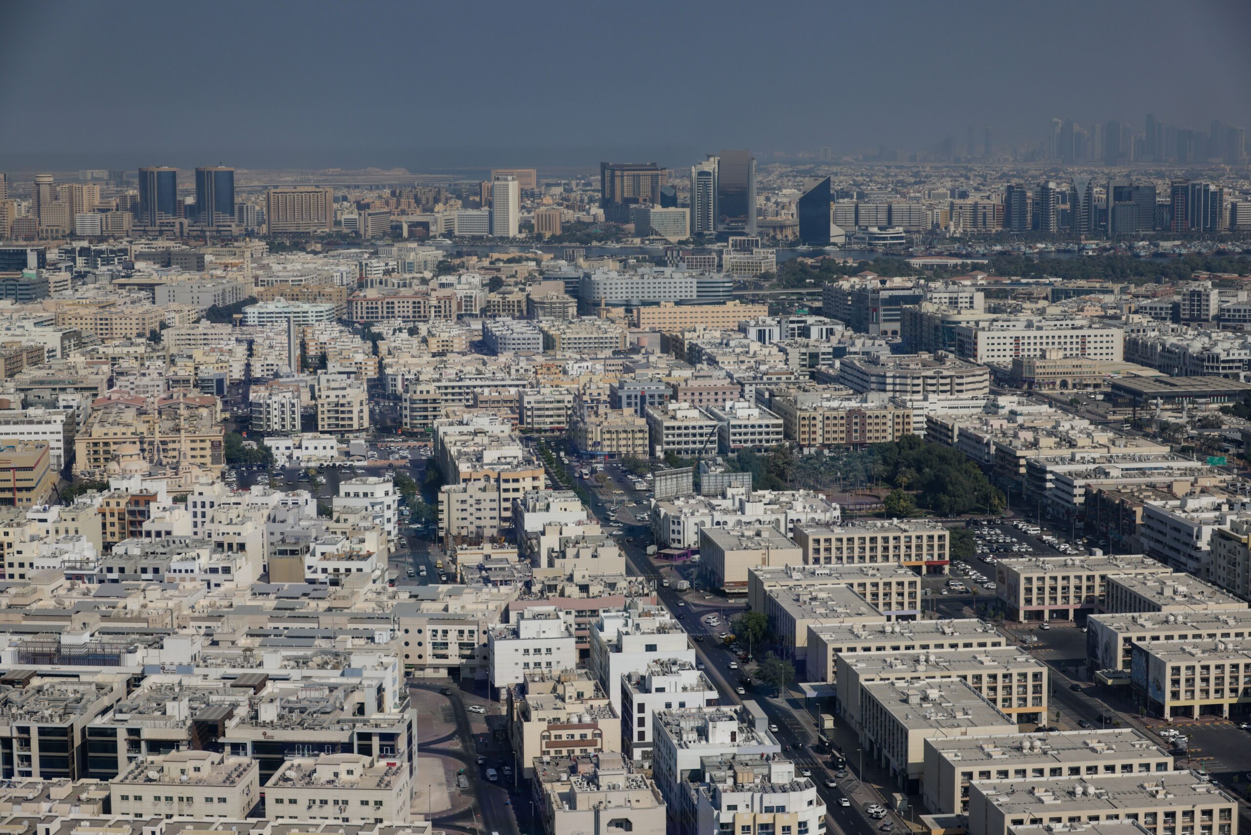 Aerial view of Dubai's urban landscape, near Badri Building 2, Al Barsha